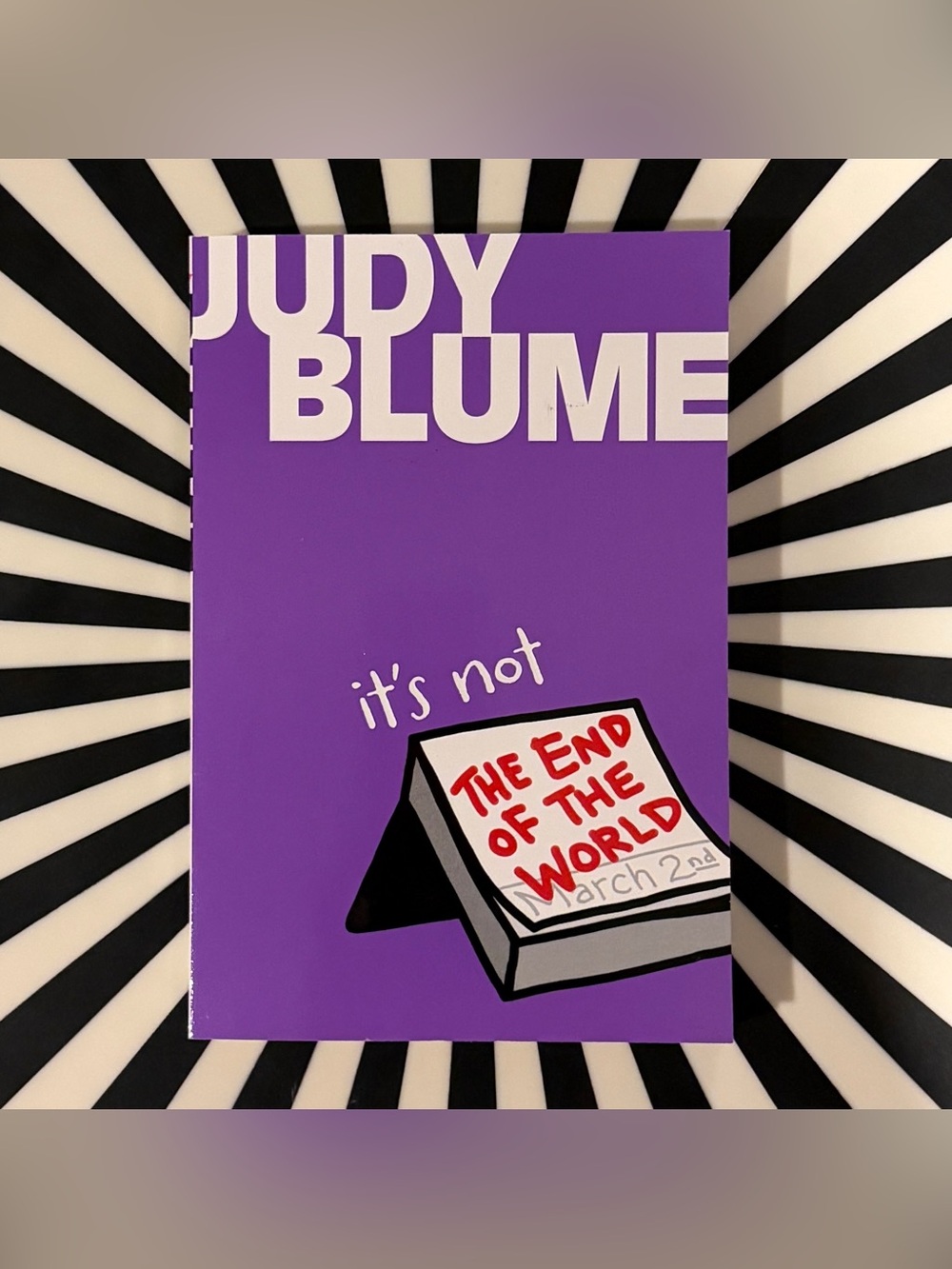 Judy Blume "It's Not the End of the World" — Purple Paperback